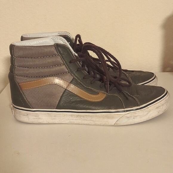 VANS Limited Run Hi 46 Neoprene Grape Leaf Leather Shoes Sneakers Mens Sz 9 - Picture 1 of 15